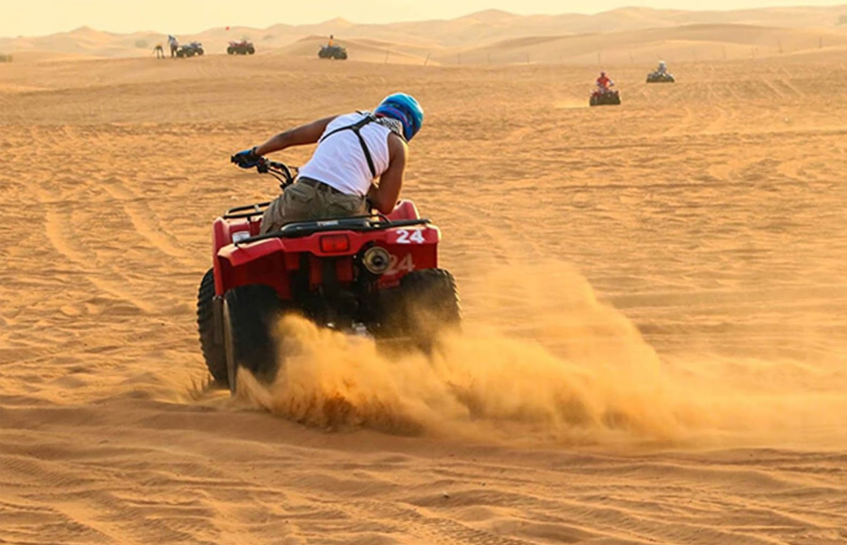 
Quad Bike -ATV in Desert